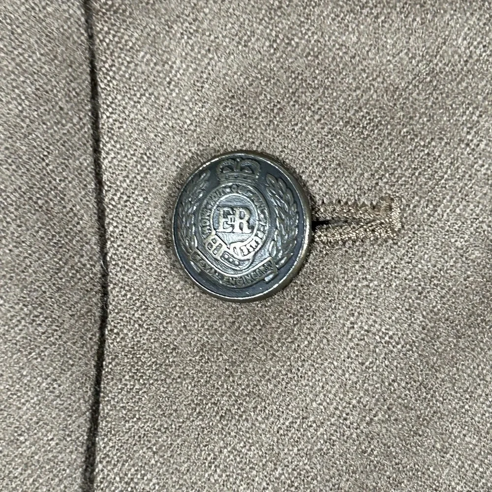 Jos. A. Bank Blazer Mens 48R Beige Wool Cashmere Jacket Sport Coat Made Portugal
